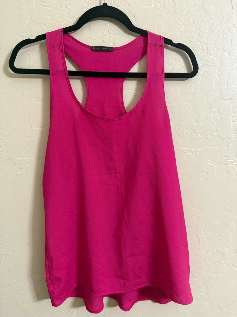 Soprano pink Racerback tank top small